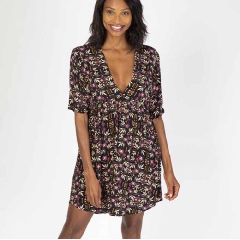 Natural Life Stella Babydoll Floral Dress
